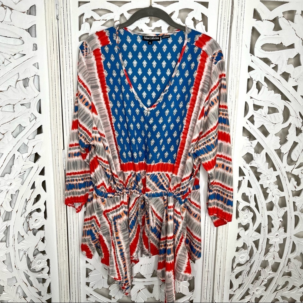 Anthropologie Tolani Multicolored Modal Tunic - Picture 3 of 7